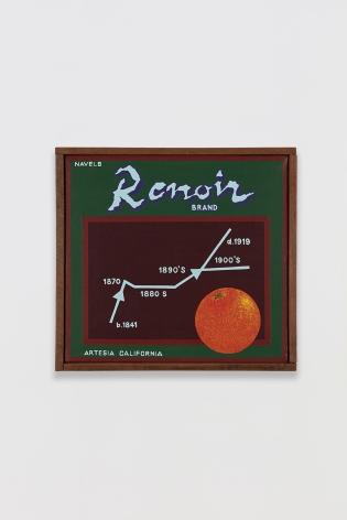 Ben Sakoguchi, Orange Crate Label Series: Renoir Brand, c. 1974-81