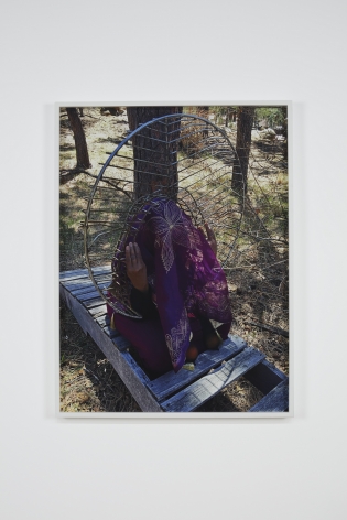 Senga Nengudi, In My Backyard, April 2020 (Performance Photograph), 2020
